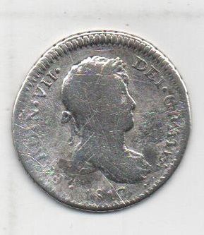 ESPAÑA FERNANDO VII DEL AÑO 1812 DE 1 REAL